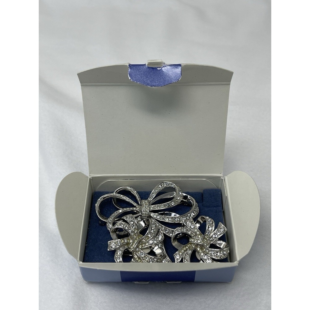 Kenneth Jay Lane for Avon Bow Brooch & Earrings Set KJL